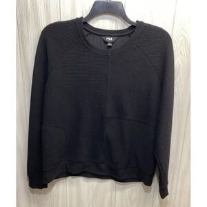 FILA‎ Women's (Size XL) Long Sleeve Round Neck Shirt Stretch Textured